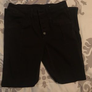 Black high waisted jeans